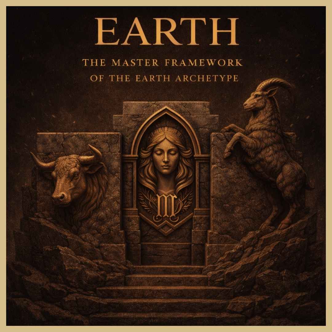 Cover of EARTH - Element Master Framework, focused on stability, endurance, and structured psychological power