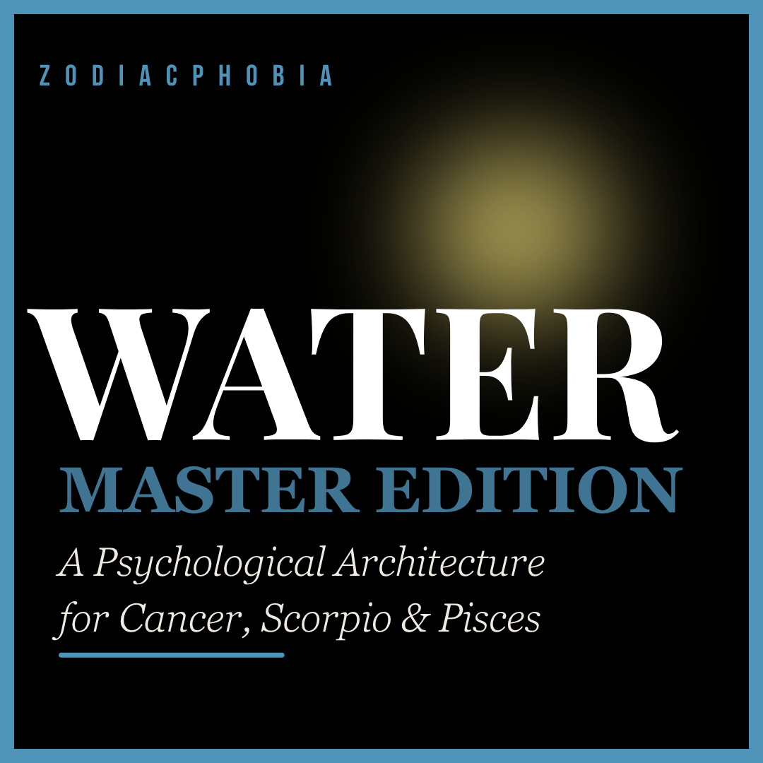 WATER- Element Master Framework cover representing emotional depth, intuition, and adaptive psychological strength